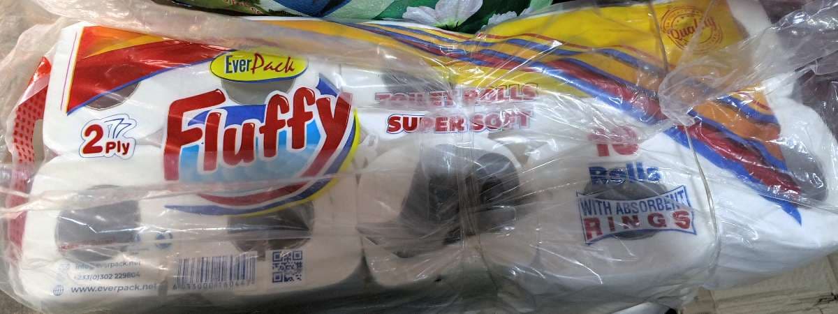 FLUFFY TOILET ROLLS SUPER SOFT